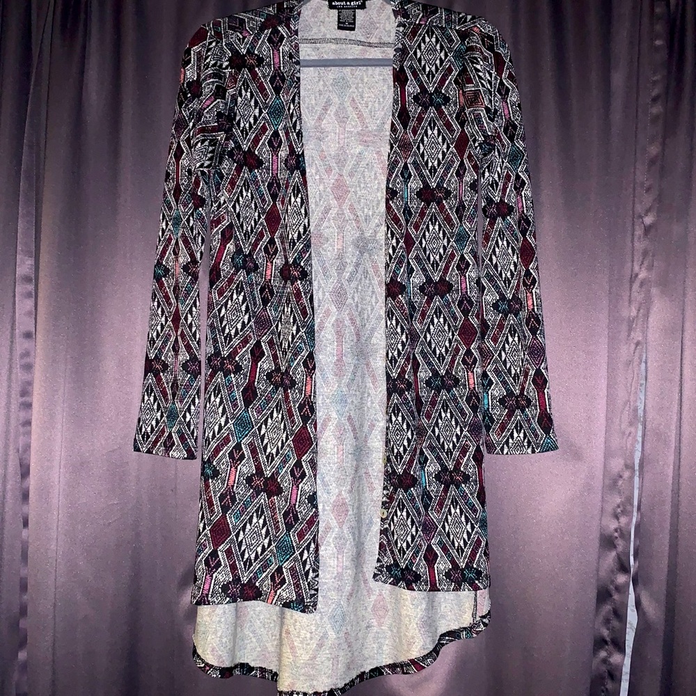 Long Sleeve Tribal Cardigan
